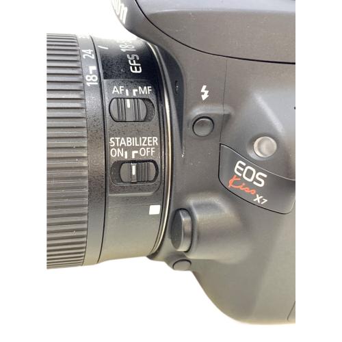 CANON デジタル一眼レフカメラ EOS Kiss X7/ベタツキ有 DS126441 1800万画素 APS-C 専用電池 SD・SDHC・SDXCカード対応 最高約4コマ/秒 1/4000～30秒 081072000906
