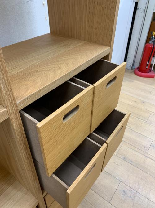 無印良品 (ムジルシリョウヒン) スタッキングシェルフ 59 ナチュラル