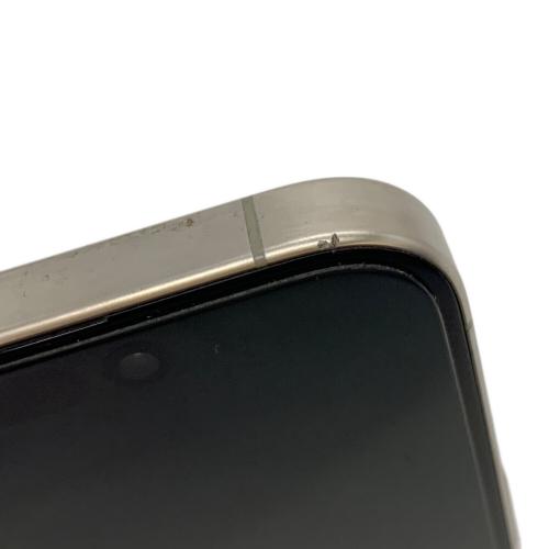 Apple iPhone15 Pro MTUF3J/A サインアウト確認済 350020982365664 ▲(Softbank) SIM FREE 修理履歴無し 256GB バッテリー:Bランク(82%) 程度:Bランク 未商品化