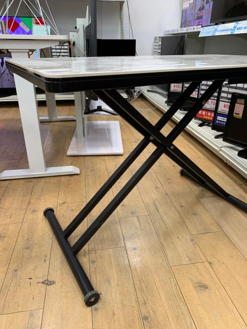 筑波産商 (ツクバサンショウ) リフティングテーブル セラミック ホワイト