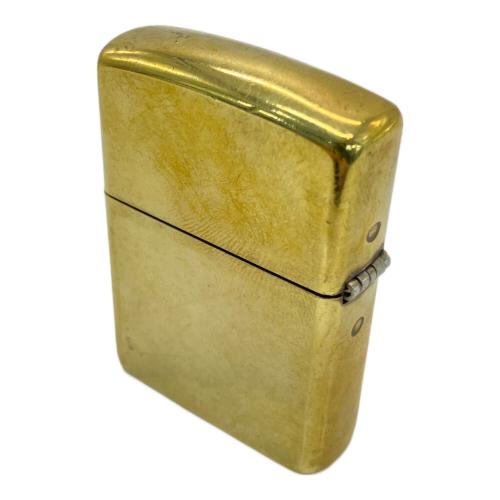 ZIPPO ゴールドカラー キズ・変色有 USA製 ケース：2020年製 中身：2015年製