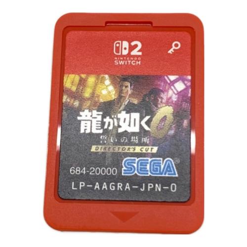 セガ 龍が如く0 誓いの場所 Director's Cut Nintendo Switch 2用ソフト CERO D (17歳以上対象)