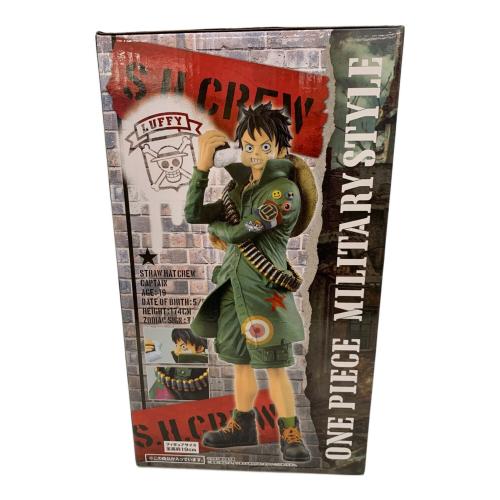 ルフィフィギュア ONE PIECE ミリタリー 一番くじ