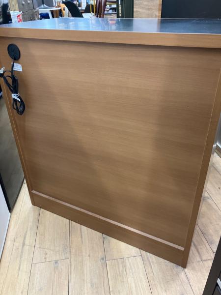 UNICO (ウニコ) キッチンカウンター 76 幅:約80㎝ ナチュラル×ブラック