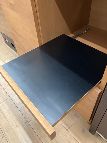 UNICO (ウニコ) キッチンカウンター 76 幅:約80㎝ ナチュラル×ブラック