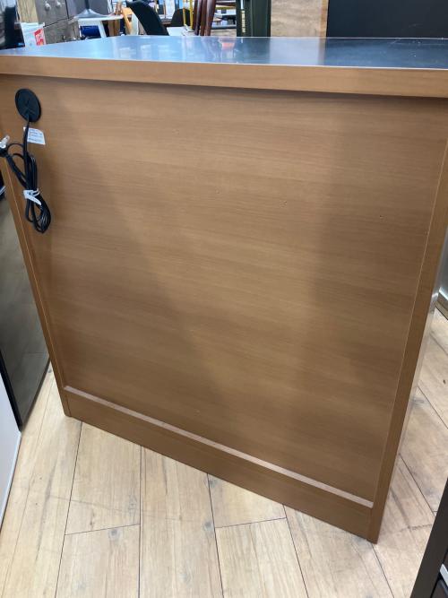 UNICO (ウニコ) キッチンカウンター 76 幅:約80㎝ ナチュラル×ブラック