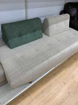 journal standard Furniture (ジャーナルスタンダードファニチャー) 2人掛けアイランドソファー 140 グレー×ダークグレー PLAYA