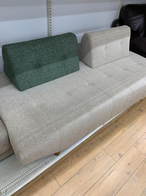 journal standard Furniture (ジャーナルスタンダードファニチャー) 2人掛けアイランドソファー 140 グレー×ダークグレー PLAYA