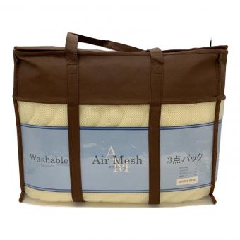 Sealy (シーリー) ウォッシュブルベッド エアメッシュ3点パック ベッドパッド×1ボックスシーツ×2洗濯ネット×1 シングル(幅140×長さ200cm)