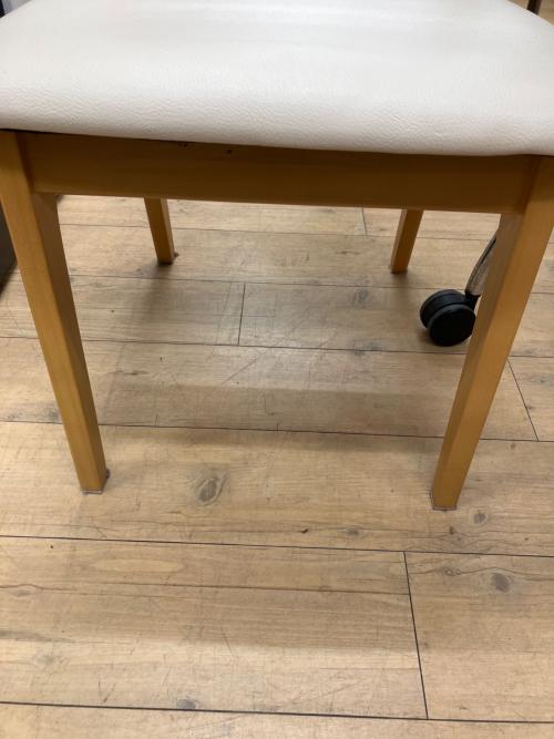 ニトリ ダイニング3点セット 207 ナチュラル×ホワイト テッサ