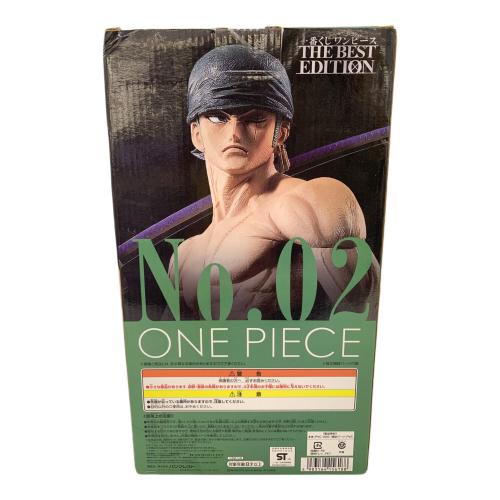 【未開封品】ロロノアゾロ ONE PIECE B賞 箱劣化 THE BEST EDITION