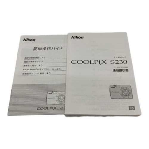 Nikon (ニコン) コンパクトデジタルカメラ COOLPIXS230