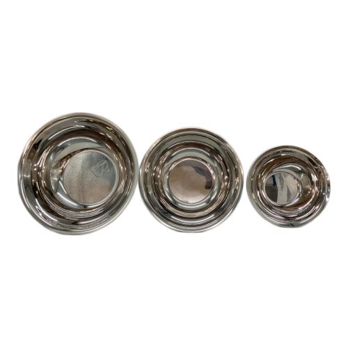 SHIN ETUS フタ付ボウル9点セット 箱劣化 シルバー