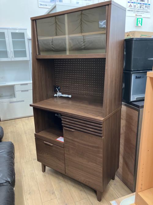 2枚扉レンジボード ブラウン