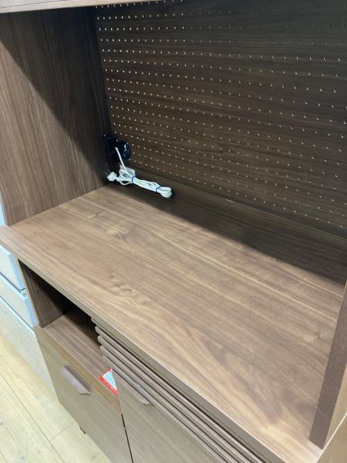 2枚扉レンジボード ブラウン