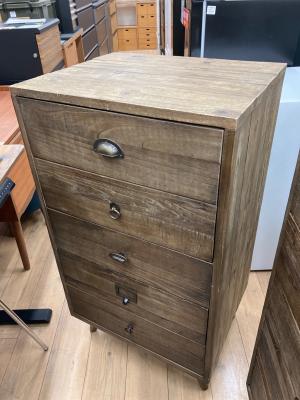 Knot antiques (ノットアンティークス) 5段チェスト ナチュラル