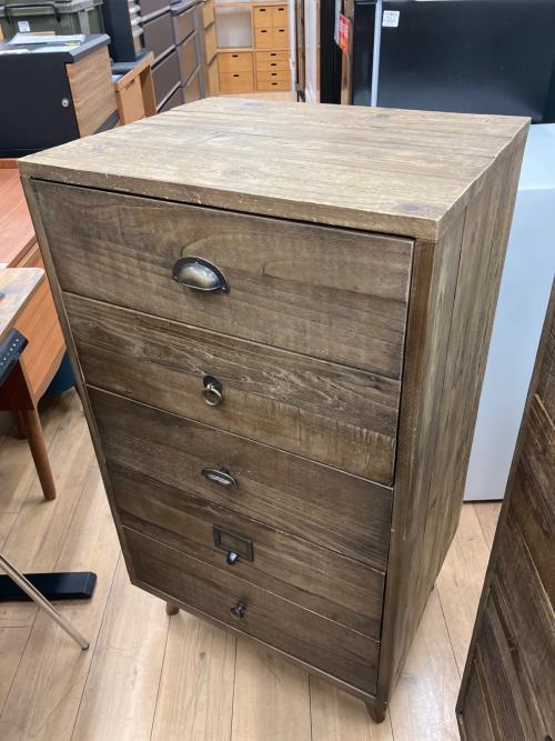 Knot antiques (ノットアンティークス) 5段チェスト ナチュラル