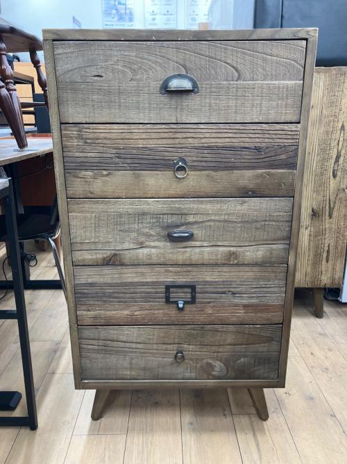 Knot antiques (ノットアンティークス) 5段チェスト ナチュラル アリス