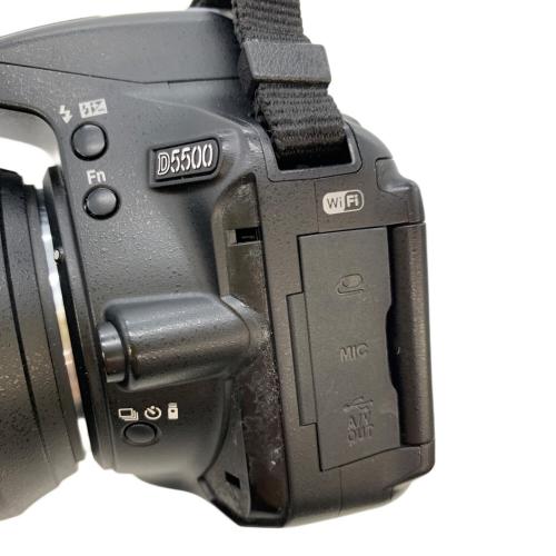Nikon (ニコン) 一眼レフカメラ D5500 ズームレンズ付・画面キズ有 AF-S DX NIKKOR 55-300mm F4.5-5.6G ED