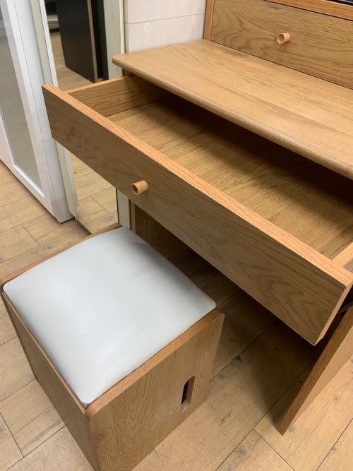 3面ドレッサー 31 ナチュラル×ホワイト