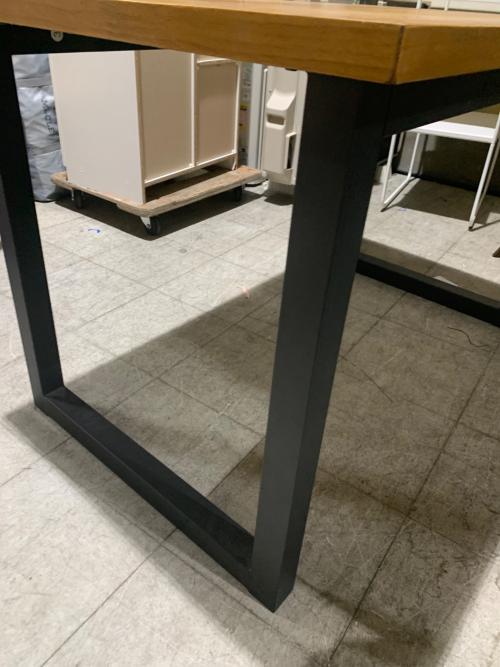 LOWYA (ロウヤ) ダイニングテーブル 440 ナチュラル×ブラック