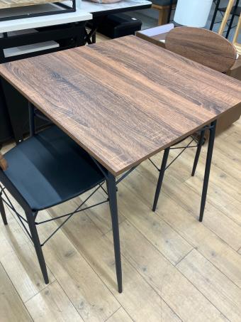 オーヤマ ダイニング3点セット ブラウン