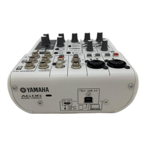 YAMAHA (ヤマハ) ミキシングコンソール AG06 程度A｜トレファクONLINE