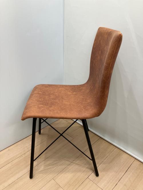 Knot antiques (ノットアンティークス) ダイニングチェアー TSN-16J056 クロスダイニングチェア キャメル