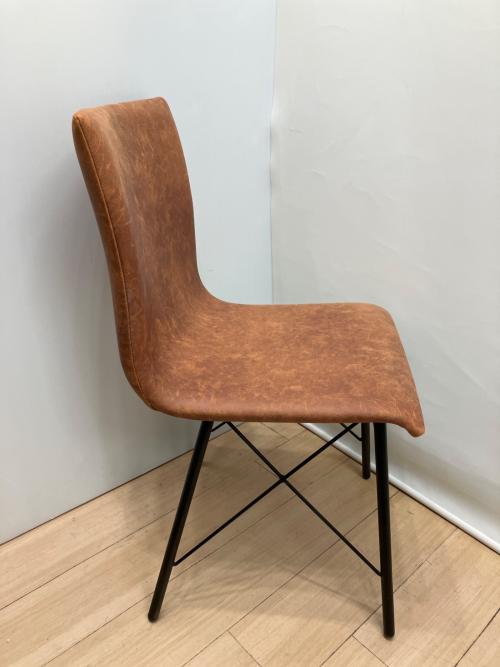 Knot antiques (ノットアンティークス) ダイニングチェアー TSN-16J056 クロスダイニングチェア キャメル