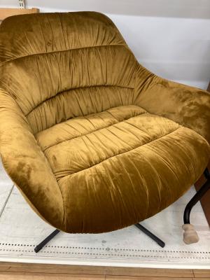 KARE (カレ) Swivel Arm Chair 80028 @ Swivel Arm Chair キャメル RAVELLO