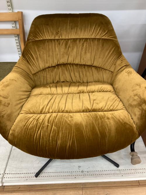 KARE (カレ) Swivel Arm Chair 80028 @ Swivel Arm Chair キャメル RAVELLO