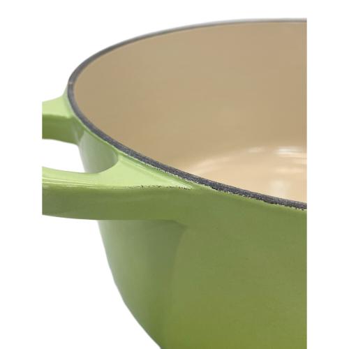 LE CREUSET (ルクルーゼ) 両手鍋 ココット・ロンド SIZE 22cm フルーツグリーン
