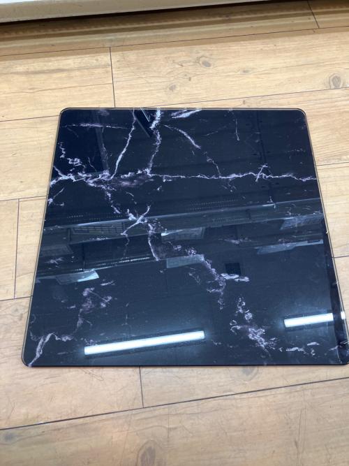 KARE (カレ) サイドテーブル ブラック×シルバー Rome