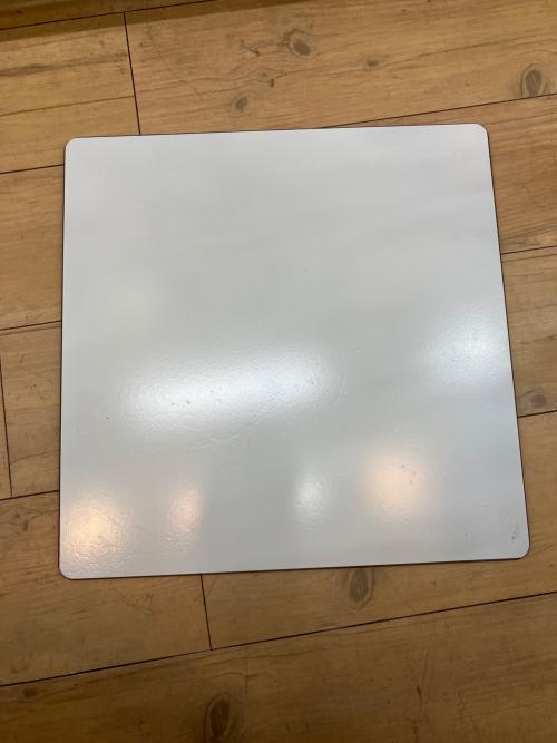 KARE (カレ) サイドテーブル ブラック×シルバー Rome