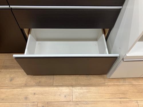 ニトリ キッチンボード ホワイト×ブラウン