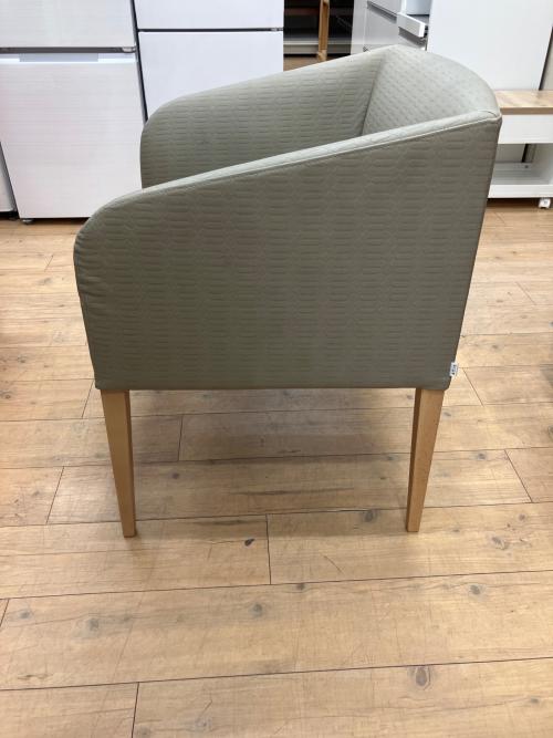 A.T.I.C アームチェアー グレー×ナチュラル