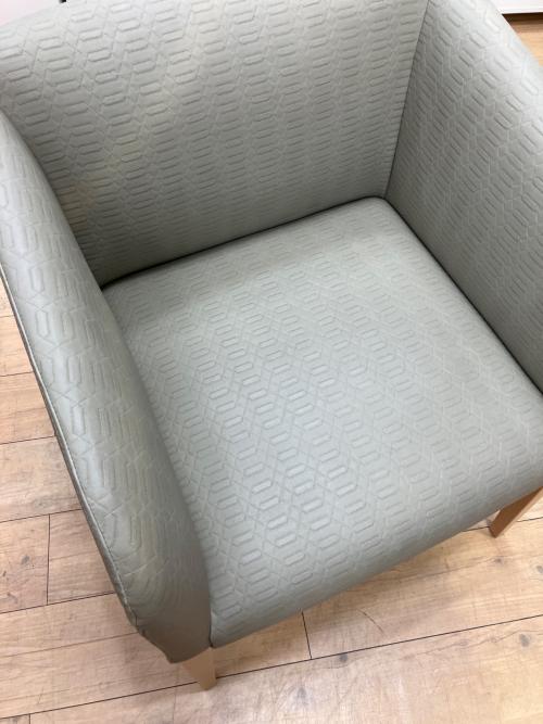 A.T.I.C アームチェアー グレー×ナチュラル