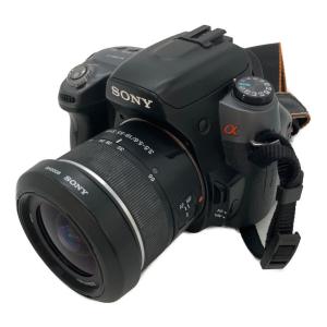 SONY (ソニー) 一眼レフカメラ DSLR-A550L ショルダーストラップ劣化有