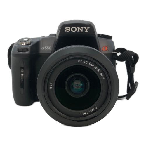 SONY (ソニー) 一眼レフカメラ DSLR-A550L ショルダーストラップ劣化有
