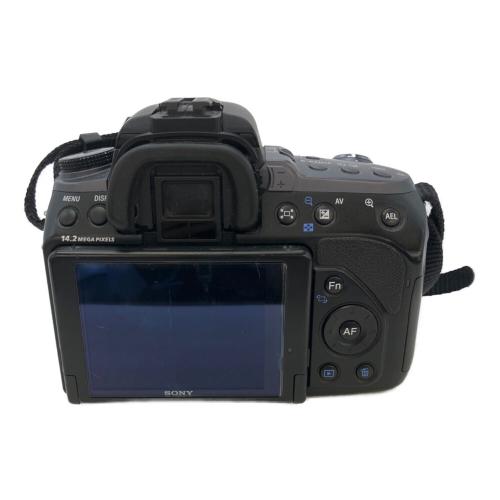 SONY (ソニー) 一眼レフカメラ DSLR-A550L ショルダーストラップ劣化有