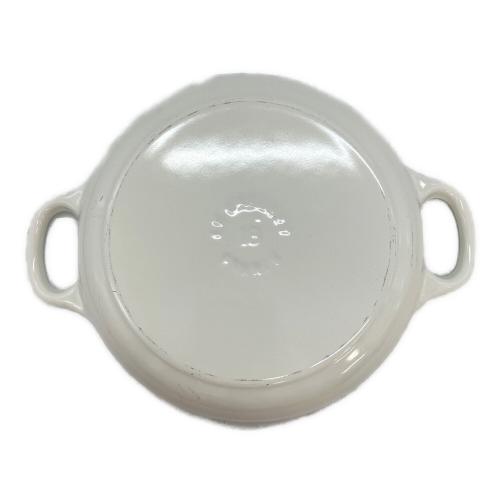 LE CREUSET (ルクルーゼ) 両手鍋 18cm グレー ココット・オーバル