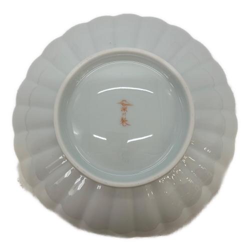 深川製磁 (フカガワセイジ) 菊割鉢 花ひょうたん