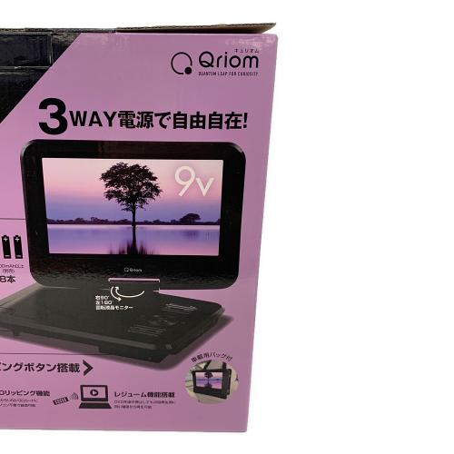 Qriom (キュリオム) ポータブルDVDプレーヤー CPD-N90 年式不明 去年位に購入