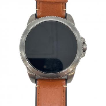FOSSIL スマートウォッチ ブラック FTW4002 デジタル レザー