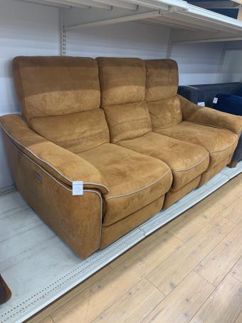 関家具 (セキカグ) リクライニングソファー 1376EMT ブラウン バッソⅡ