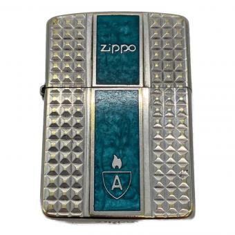 ZIPPO (ジッポ) オイルライター ターコイズ使用 アーマー