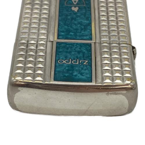 ZIPPO (ジッポ) オイルライター ターコイズ使用 アーマー