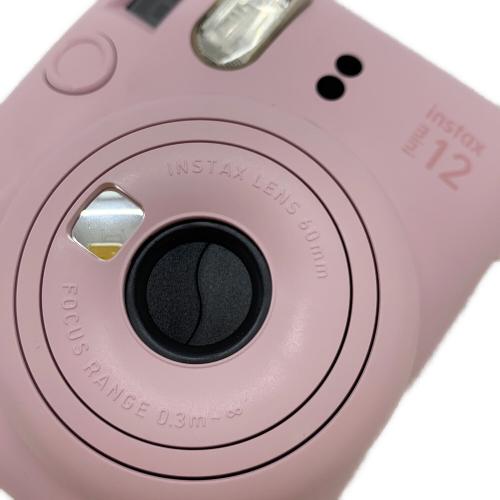 instax mini12 インスタントカメラ ピンク