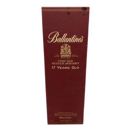 ballantinei スコッチウィスキー 17年 K00953 700ml