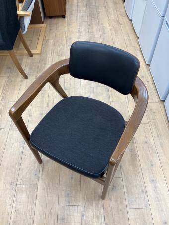 ACME Furniture (アクメファニチャー) WARNERアームチェア ブラック×ブラウン
